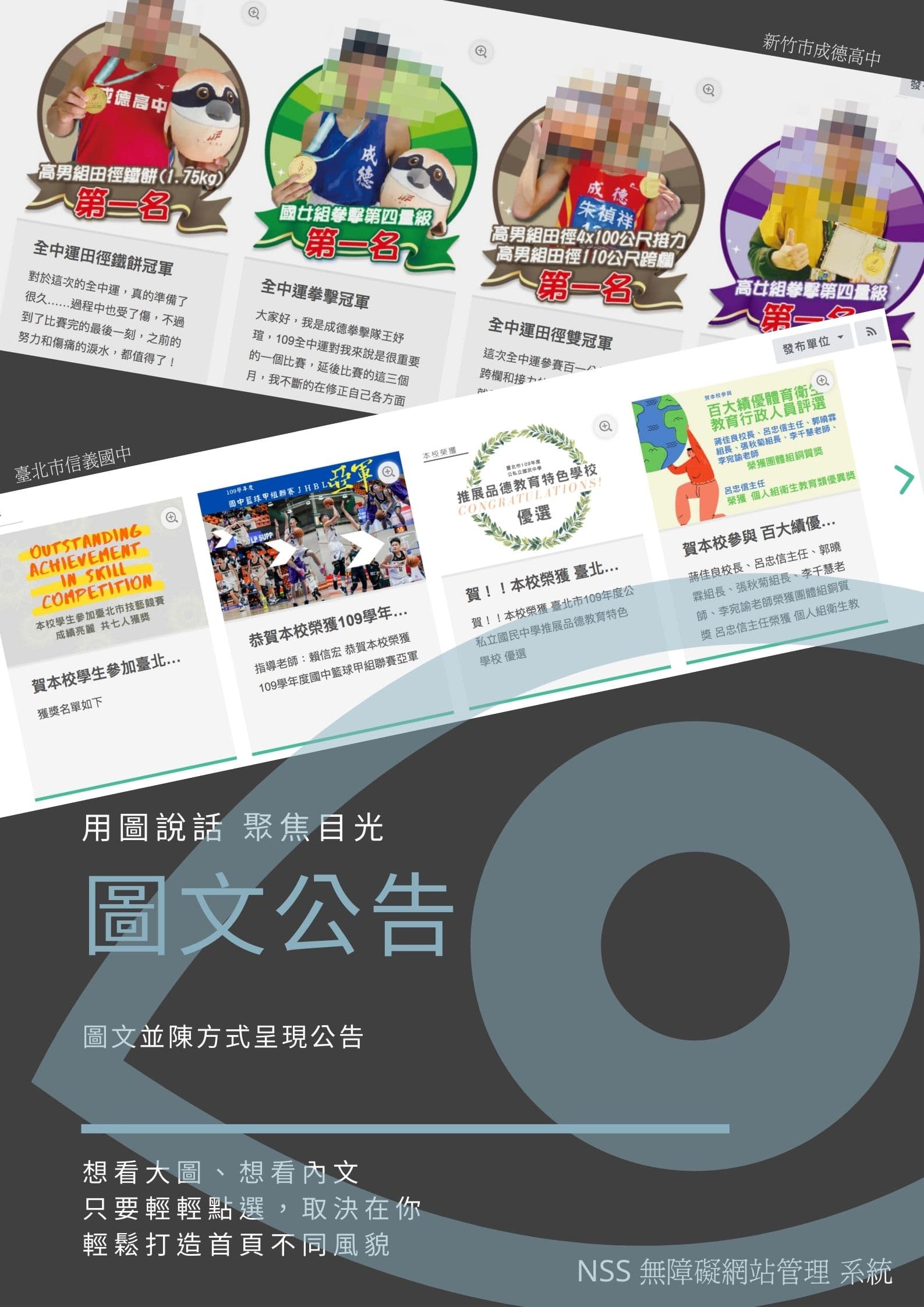 圖文公告相關畫面