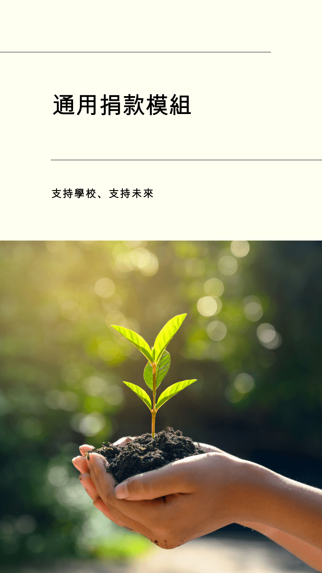 捐款模組相關畫面